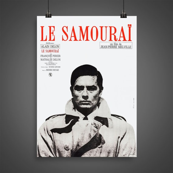 Poster Cinéma Le Samouraï – 60x80 Cm Haute Qualité, Affiche Film