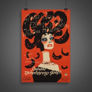 Sunset Boulevard (1950) - Poster di film d'epoca (61x91cm)