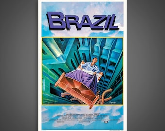 Brazil film poster // Movie print // Terry Gilliam // Movie 