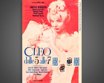 Cleo from 5 to 7 (1961) - Vintage Italian Movie Poster