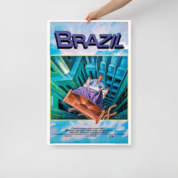 Brazil (1985) - Vintage Movie Poster - Etsy