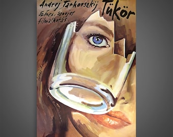 El espejo (1975) - Póster vintage de la película húngara