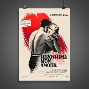 Hiroshima Mon Amour (1959) - Vintage Movie Poster