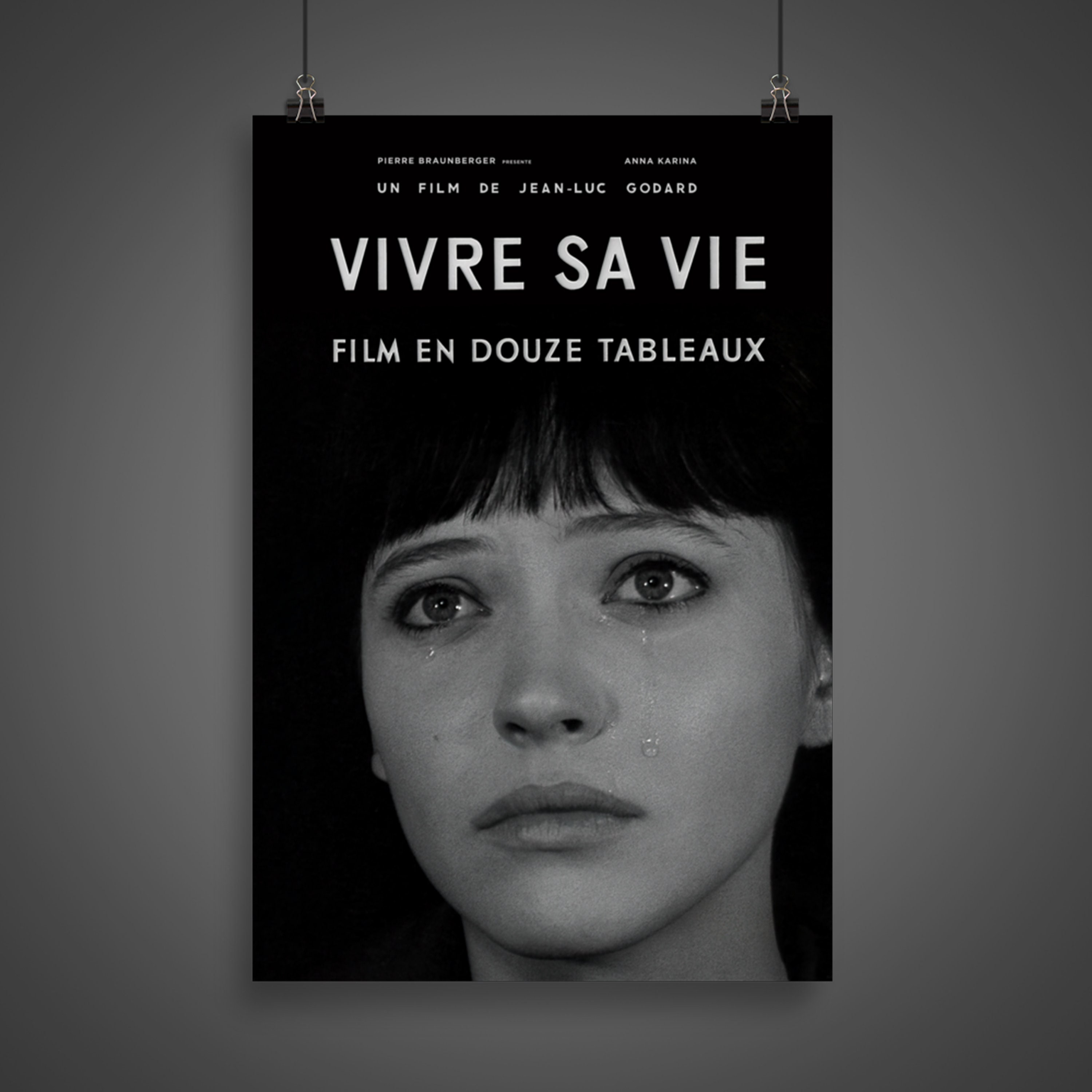 Vivre Sa Vie (1962) - Movie Poster - Etsy