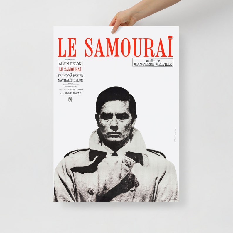Le Samourai (1967) - Vintage French Movie Poster