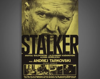 Stalker (1979) - Vintage Swiss Movie Poster