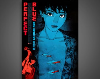 Perfect Blue (1997) - Vintage Französisches Filmplakat