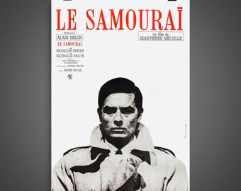 Le Samourai (1967) - Póster de película francesa vintage (61 x 91 cm)