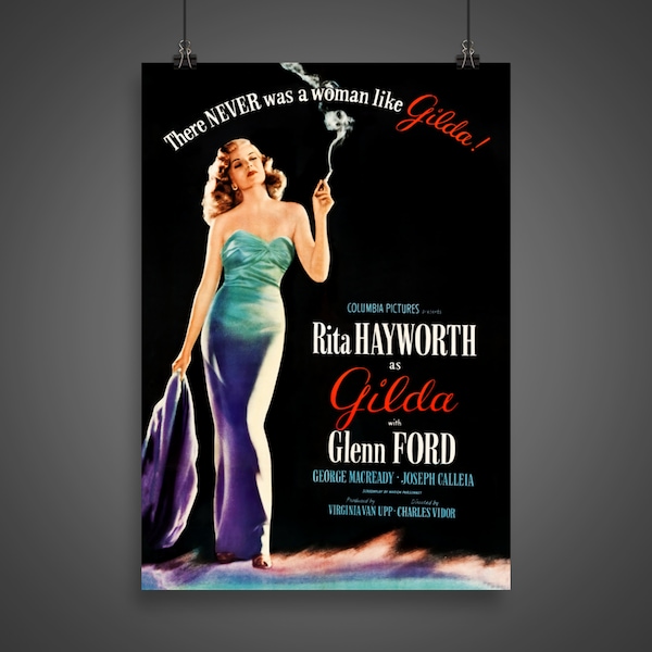 Gilda (1946) - Vintage Movie Poster