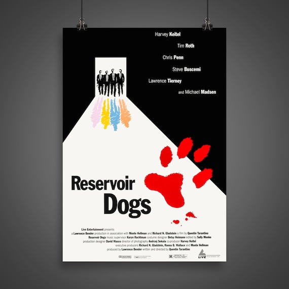 レザボアドッグス 映画ポスター US版 ROLLED 1992年タランティーノ 限定10枚】RESERVOIR DOGS（レザボア・ドッグス） 1992 (Vertical