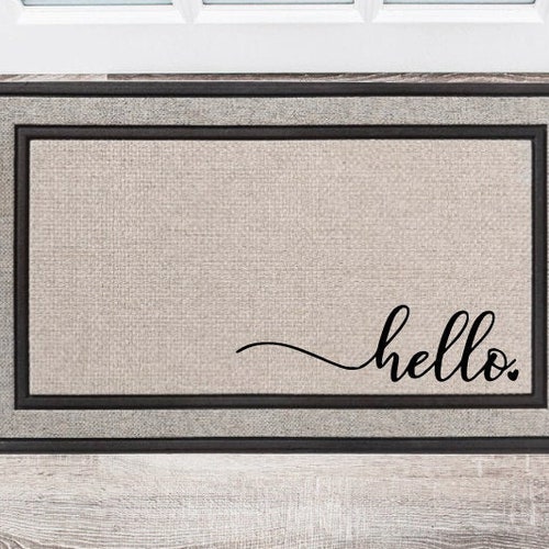 Heart Home Mat Cute Simple Doormat Mat Etsy