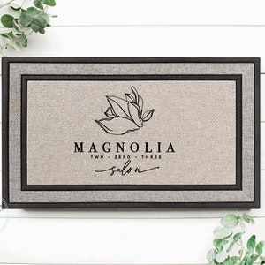 Custom Business Logo Door Mat - Your Text Here - Personalized Doormat - Customized Coir Mat - Customer Welcome Mat - Brand Marketing Doormat