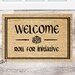 Roll For Initiative Door Mat | Roleplaying Tabletop Gaming | Nat 20 on Housewarming Gift | Geek Chic Welcome Mat | Nerdy Housewarming Gift |