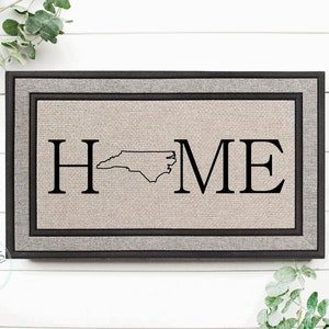 Pick Your State Housewarming Gift | Wedding Gift | Custom Doormat | Personalized Doormat | Closing Gift | Welcome Doormat | Front Door Mat |
