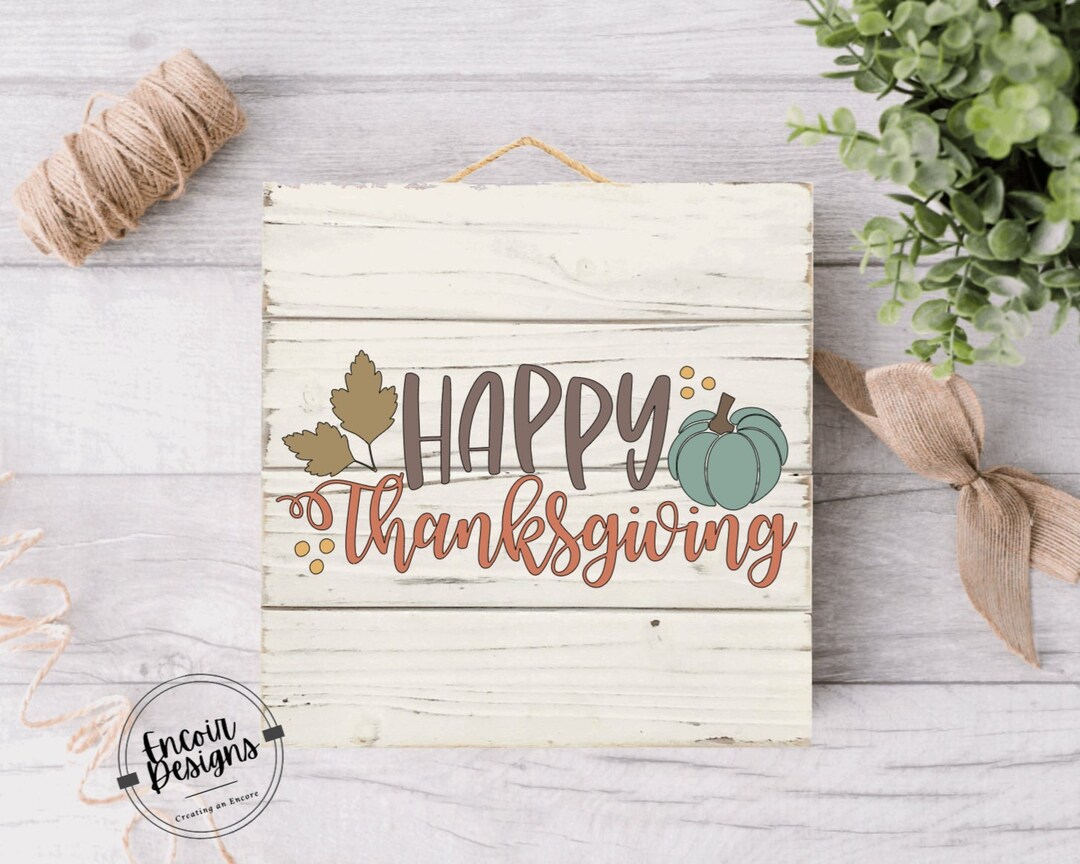 Happy Thanksgiving Fall Wood Sign Custom Wood Signs - Etsy
