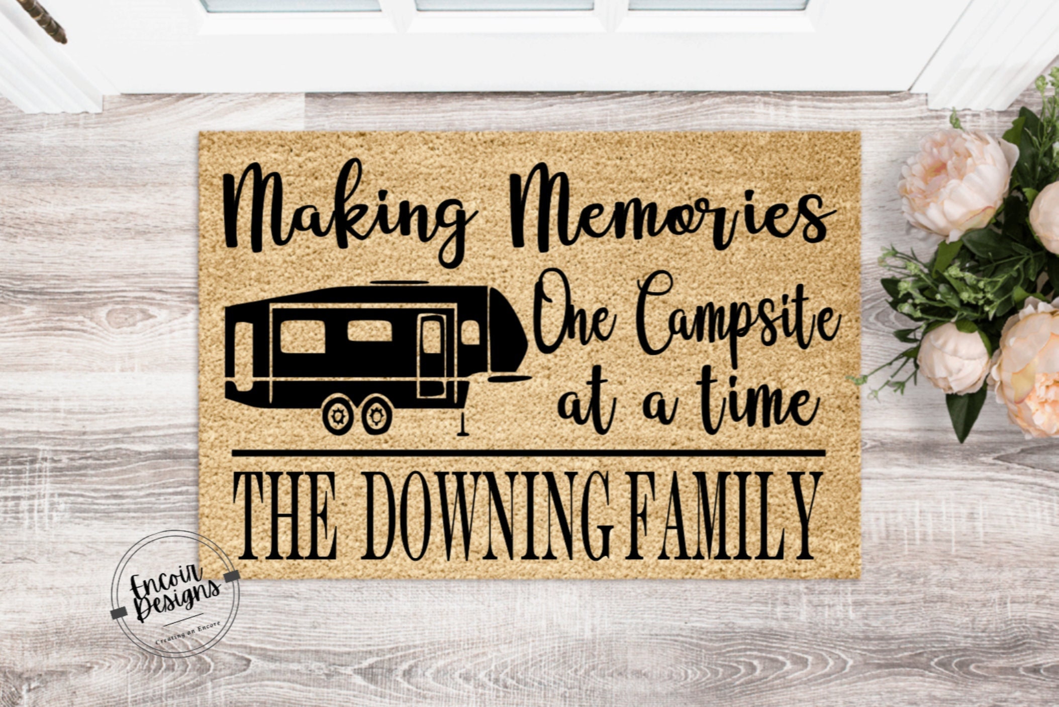 Discover RV Fifth Wheel CAMPER Home Welcome to Nana and Papas Doormat, Custom Welcome Mat