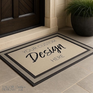 Housewarming Gift / Family Name Doormat / Personalized Doormat / Closing Gift / Custom Family Welcome Mat / Wedding Gift / Personalized Gift