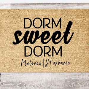 Dorm Sweet Dorm Doormat | Funny Doormat | Welcome Mat | Housewarming Gift | Funny Gift | New Home | Closing Gift