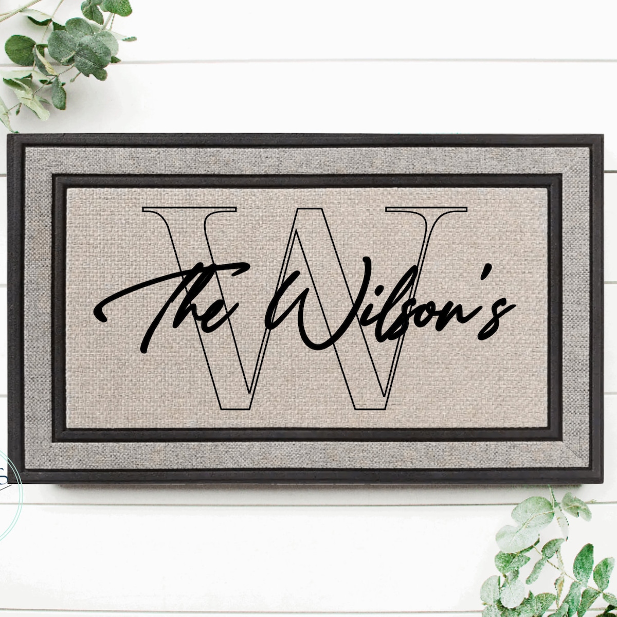 Housewarming Gift / Family Name Doormat / Personalized Doormat / Closing Gift / Custom Family Welcome Mat / Wedding Gift / Personalized Gift - Etsy
