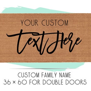 Custom 36 x 60 inch doormat,3ft x 5ft Doormat,X-Large Doormat,Double Door Doormat,Estate Doormat,Extra Wide Doormat,Large Front doormat