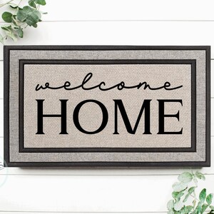 Housewarming Gift / Family Name Doormat / Personalized Doormat / Closing Gift / Custom Family Welcome Mat / Wedding Gift / Personalized Gift