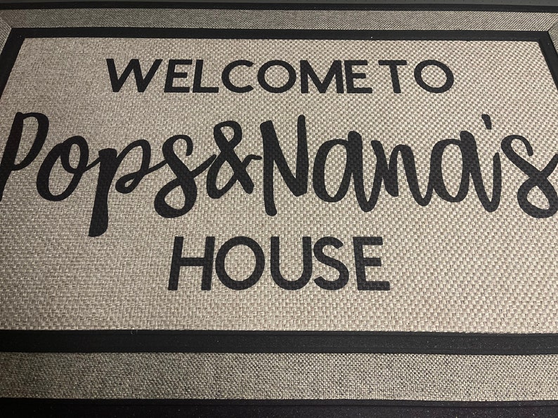 to Nana and Papas House Doormat Funny Doormat Etsy