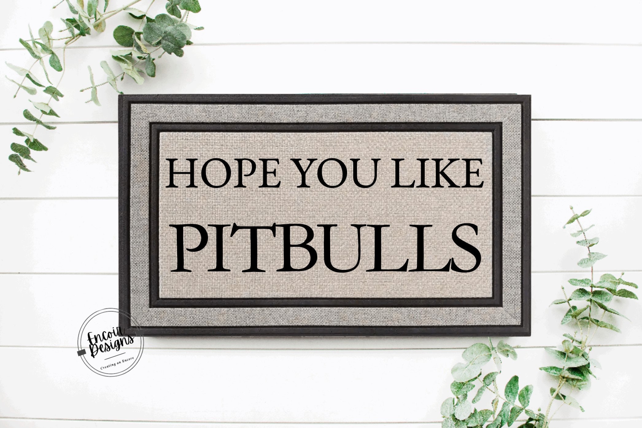 Hope You Like Pitbulls Custom Family & Pet Dog Name Welcome - Etsy Hope You Like Pitbulls Custom Family & Pet Dog Name Welcome - Etsy