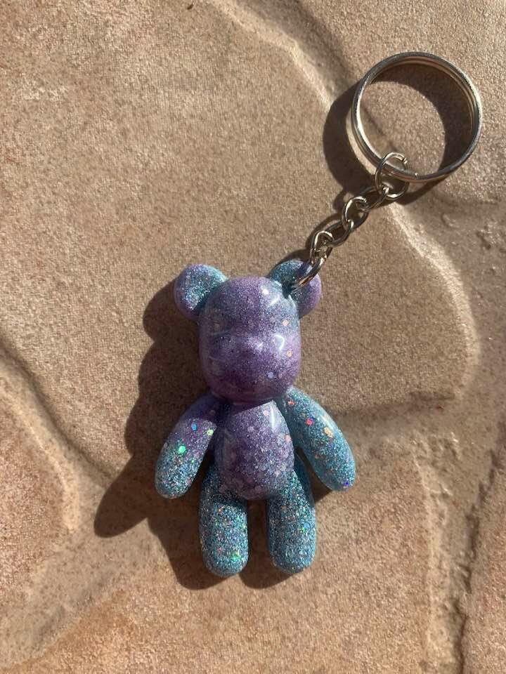 glitter teddy bear