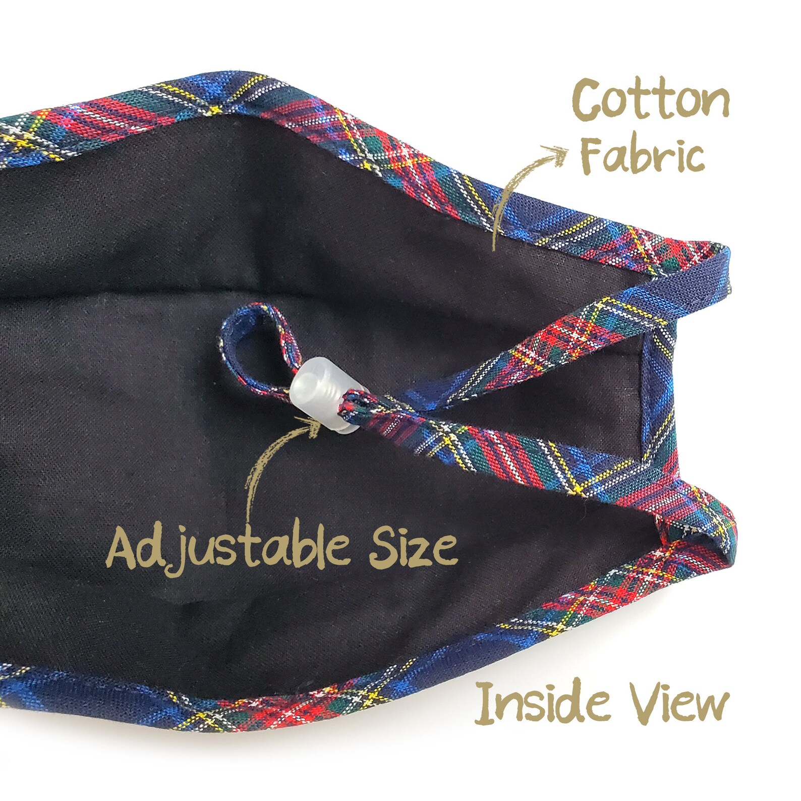 Threelayered Flannel Face Mask/ Fashion Face Mask/ Fabric Etsy