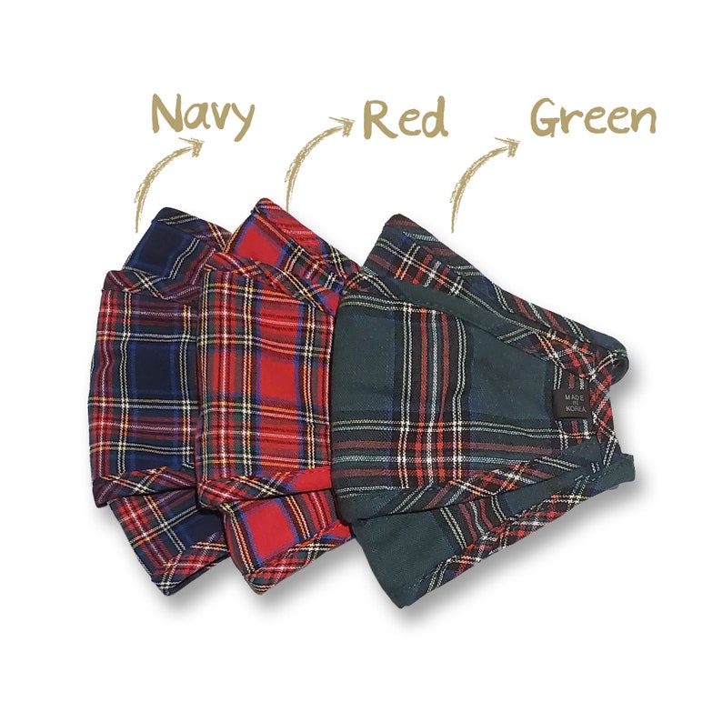 Threelayered Flannel Face Mask/ Fashion Face Mask/ Fabric Etsy