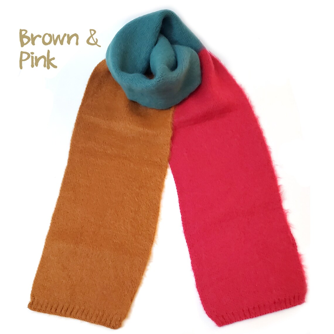 Soft Short Scarf/ Colorful Winter Scarf/ Scarf for Christmas Etsy