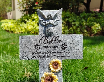 Personalized Pet Cross/Grave Cross/Memorial Cross/Dog Memorial Cross/Pet Memorial Cross/Cross for Pet Grave/Memorial Cross for Grave