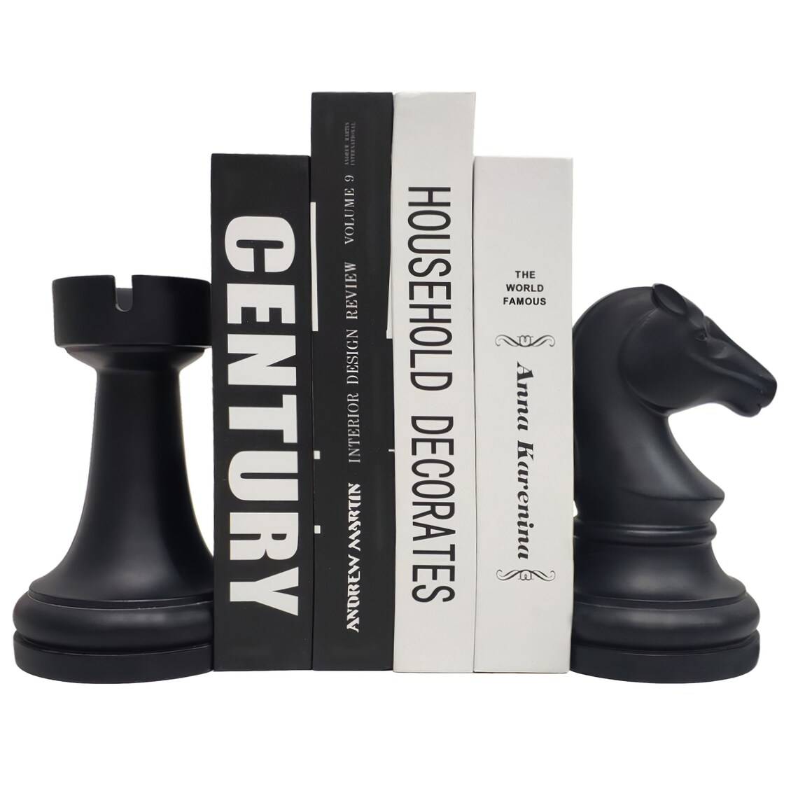Chess Bookends/decorative Bookends/bookends for Shelves/book Etsy