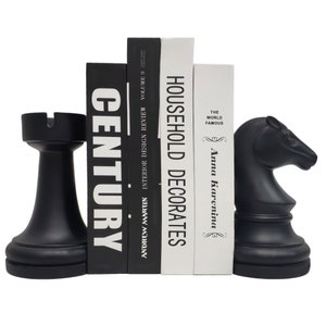 Chess Bookends/Decorative Bookends/Bookends for Shelves/Book Ends For Office/Bookends/Book Ends/Gift for Book Lover