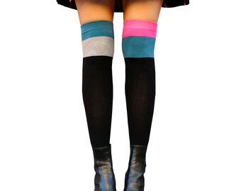 El Salvador Coat Of Arms Jeans Long Tight Thigh High Socks Over The Knee High Boot Stockings Leg Warmers El Salvador Coat Of Arms Jeans Long Tight Thigh High Socks Over The Knee High Boot Stockings Leg Warmers