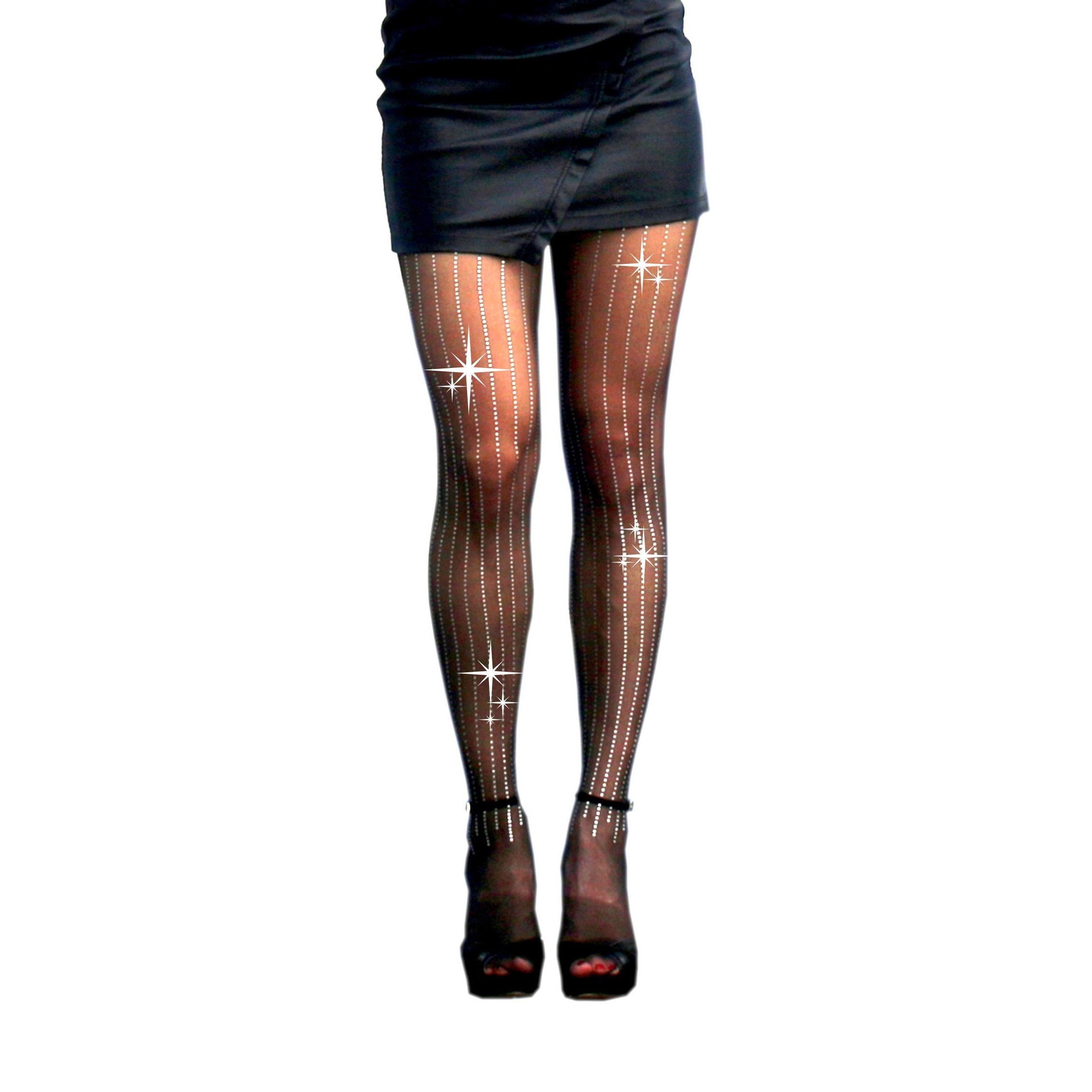 Selected by Luxury-Legs Spirit Embellished Tights