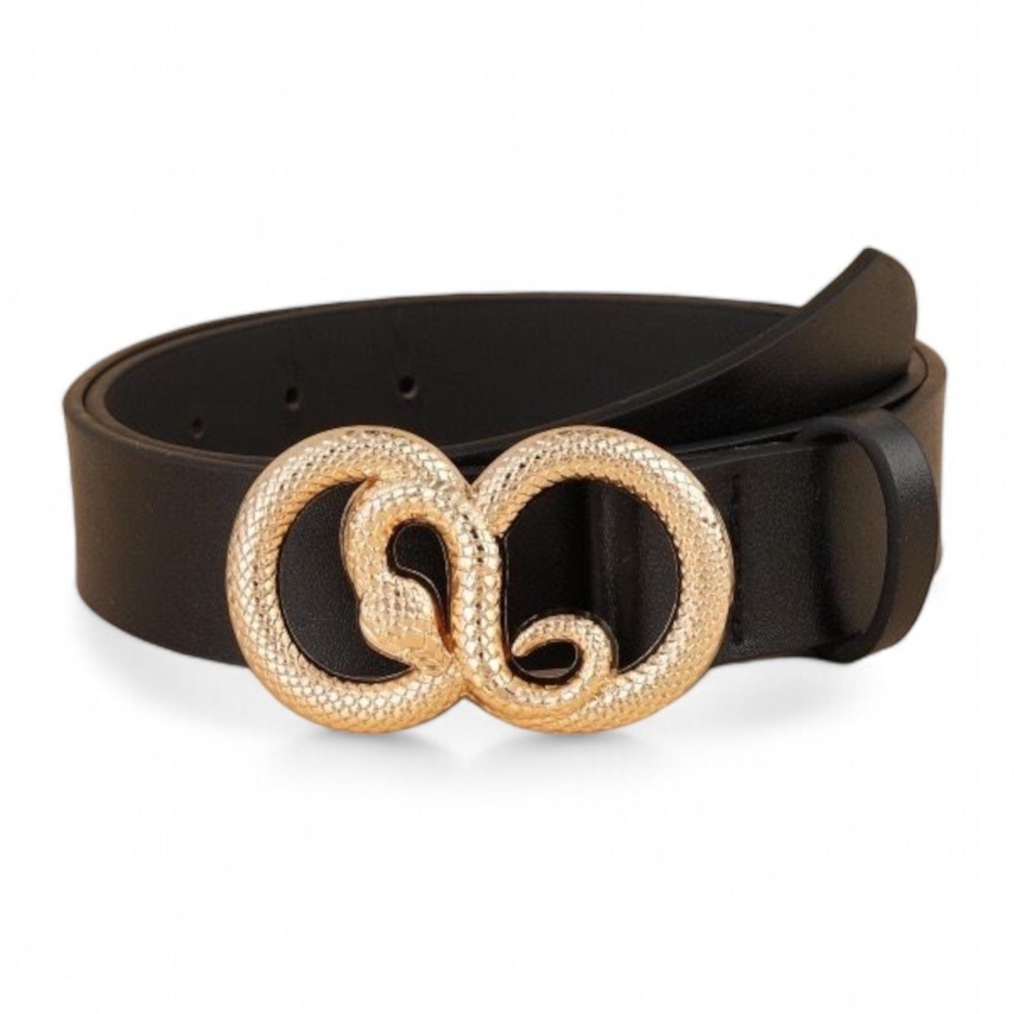 Y2K Python Genuine Leather Belt, Wide Dress Belt, Handmade