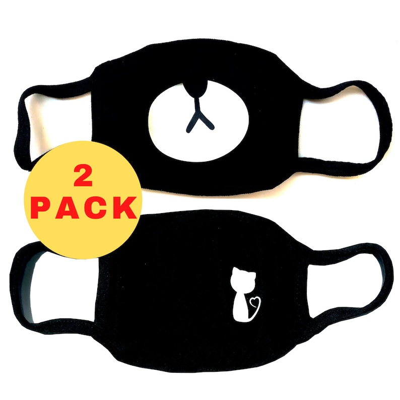 Download Animal Cat Mask Bundle Cute Roblox Bear Kitty Face Cover ...