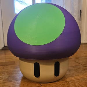 Giant Mario Inspired Mushroom Container