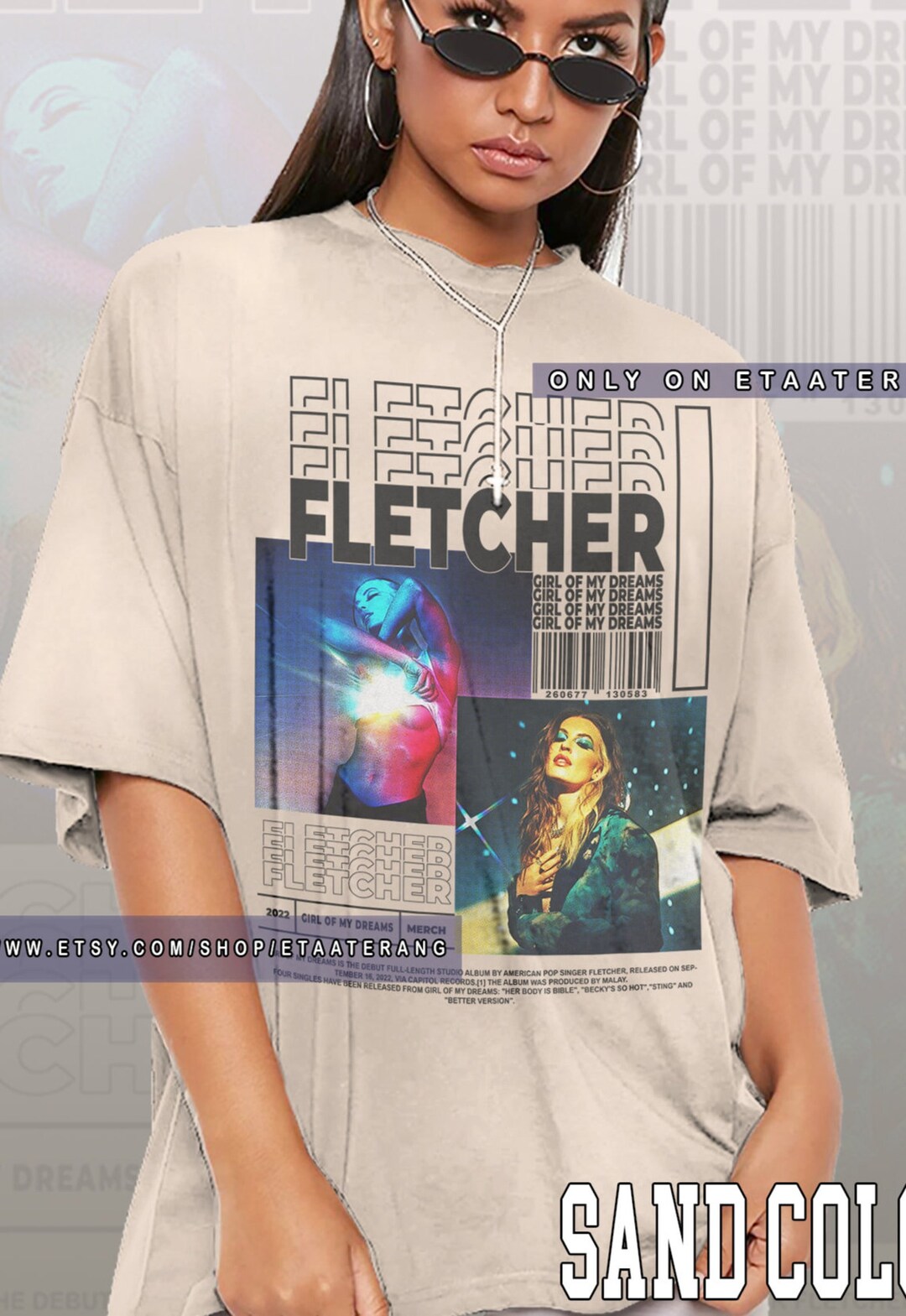 Fletcher Tshirt , Fletcher Merch , Fletcher Tour Aesthethic Album