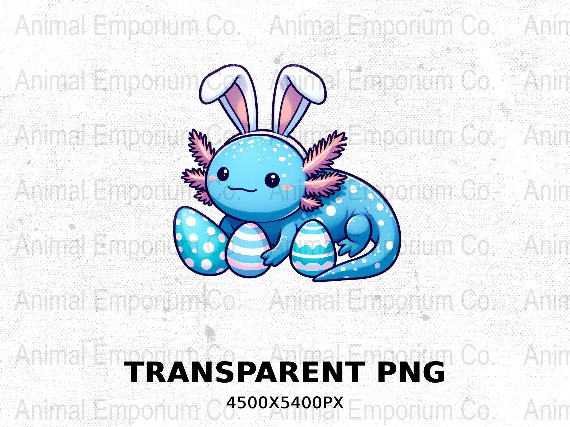 Axolotl Easter PNG Shirt Sublimation Design, Digital Download PNG, Cute ...