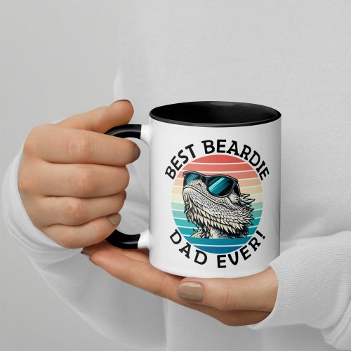 Meilleur papa Beardie de tous les temps, tasse Beardie, tasse papa Beardie, cadeau Beardie, cadeau Beardie, papa dragon barbu, vie Beardie, tasse à café Beardie