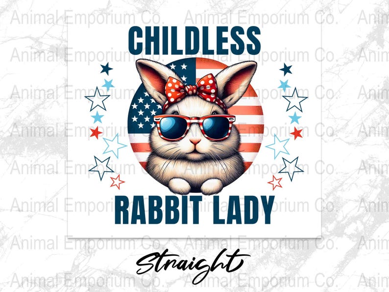 Democrat Rabbit Image Childless Rabbit Lady Tumbler PNG Wrap, Kamla 2024 Digital Download ...
