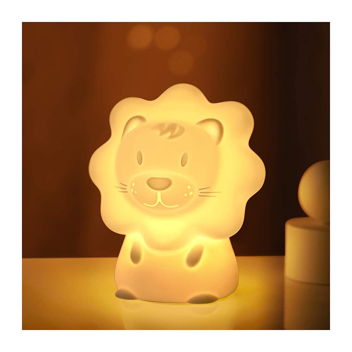 Cute Night Light for Kids Paint Free Silicone Lion LED Etsy
