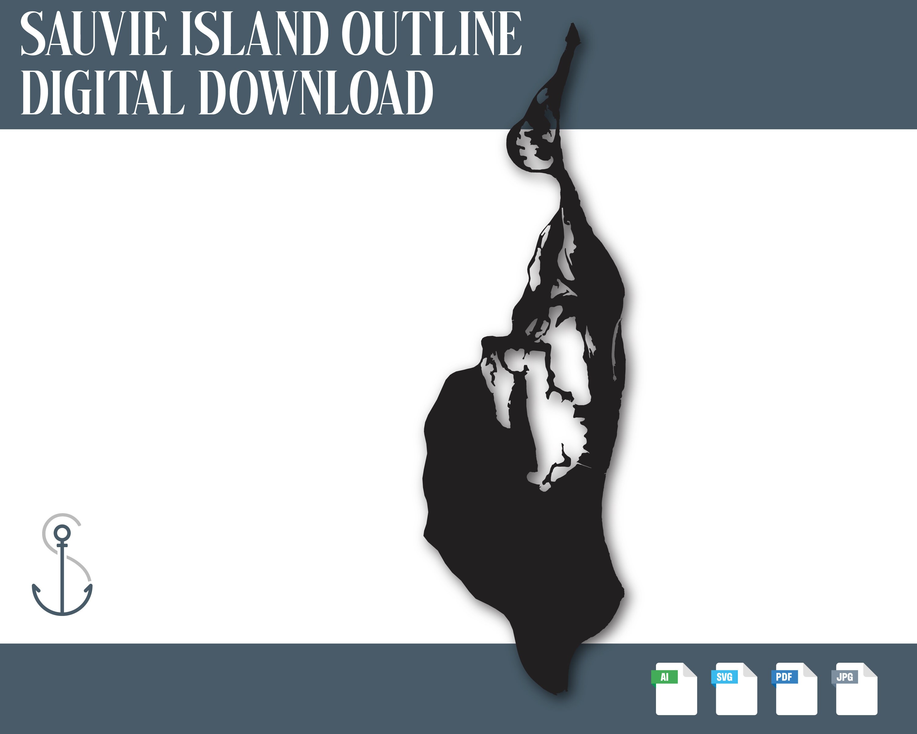 Sauvie Island Outline SVG, Sauvie Island Svg, Oregon SVG, Laser File