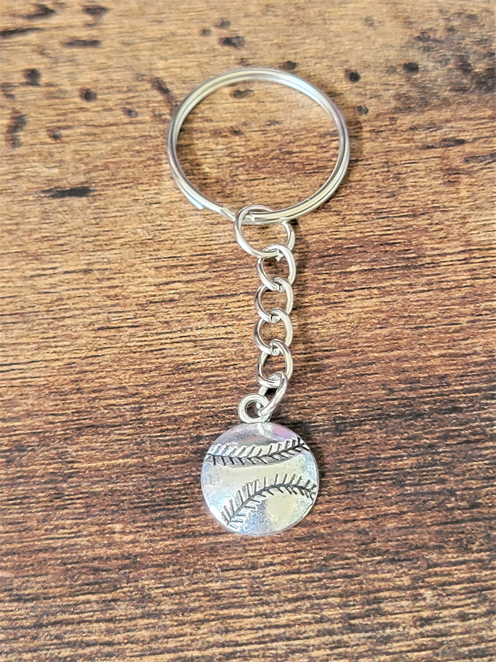 Baseball Keychain Etsy