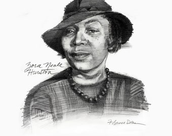 Zora Neale Hurston, bellas artes, impresión digital