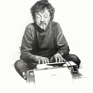 アレン・ギンズバーグの肖像画、美術、デジタルプリント - Etsy 日本