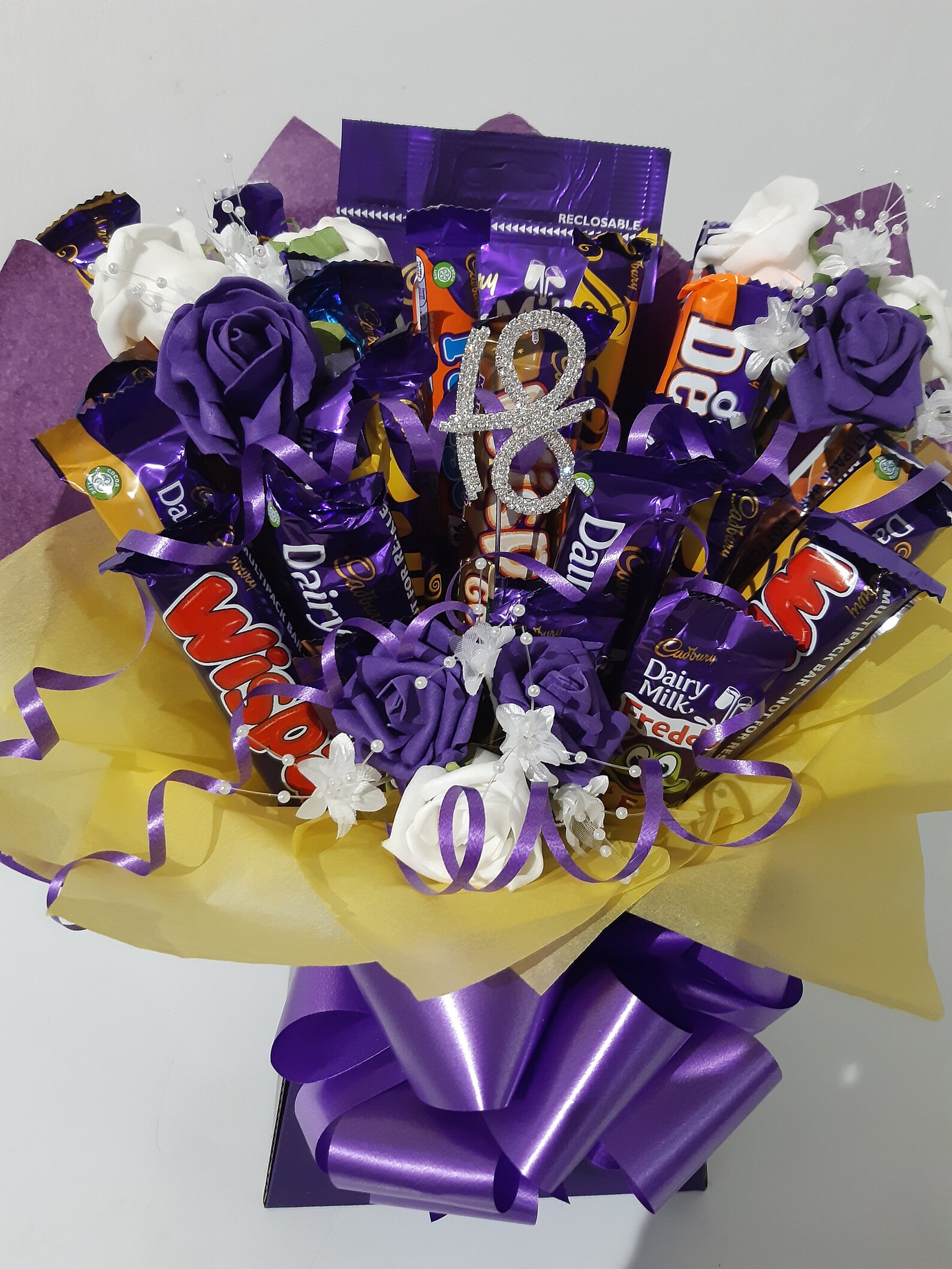 18TH Birthday Chocolate Bouquet Hamper Sweet Box Christmas Etsy