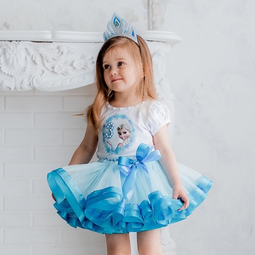 Elsa Dress for Girls Toddler Elsa Costume Cosplay Frozen 2 Etsy